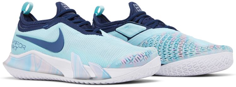 Wmns NikeCourt React Vapor NXT Glacier Ice Midnight Navy