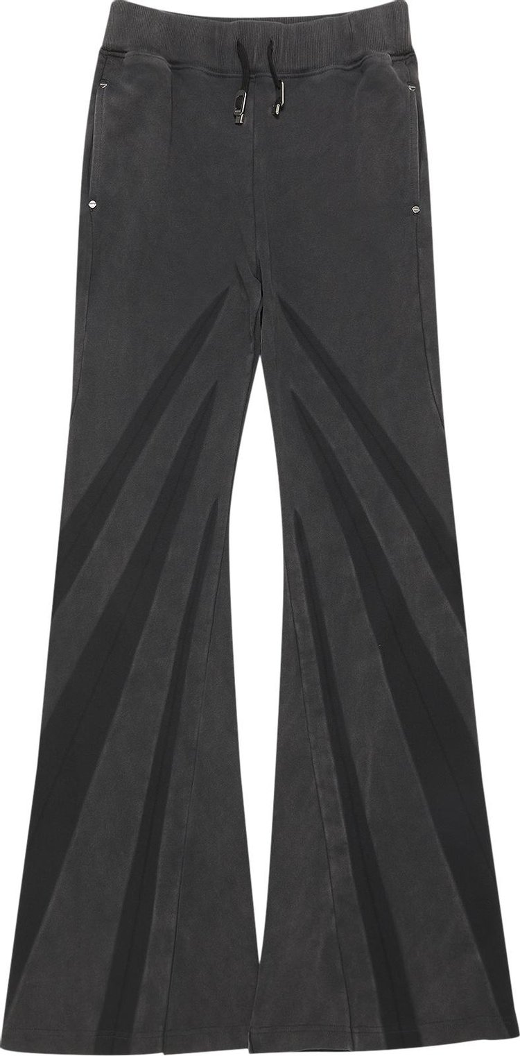 Dion Lee Darted Terry Pant 'Washed Black'
