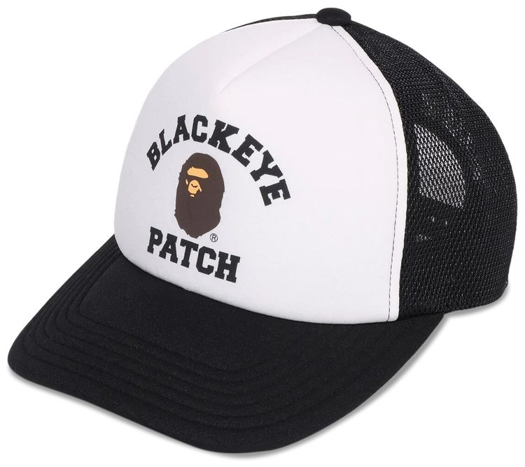 BAPE x Black Eye Patch College Mesh Cap Black