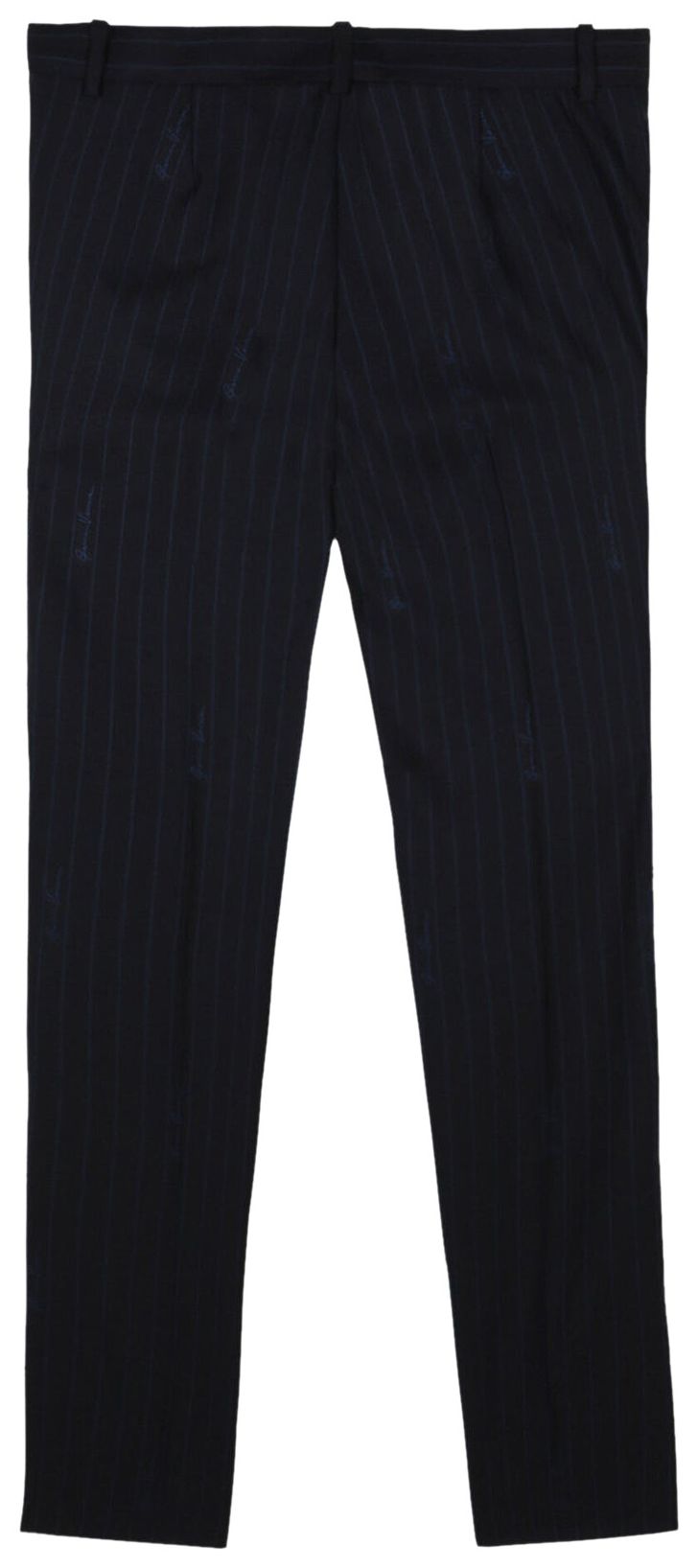 Versace Wool Blend Trousers Blue