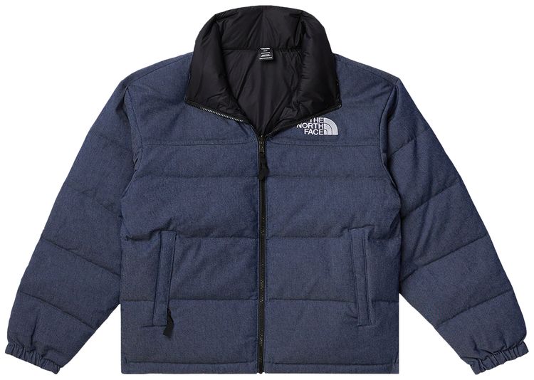 The North Face 92 Reversible Nuptse Jacket Denim BlueTNF Black