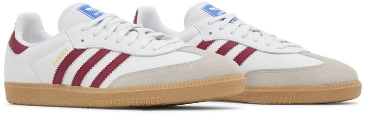 Adidas Samba OG White Burgundy Gum