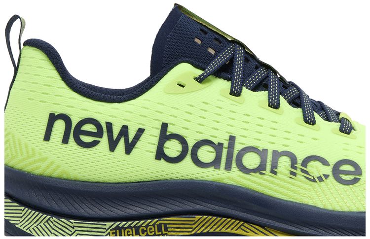 New Balance FuelCell SuperComp Bleached Lime Glow Navy