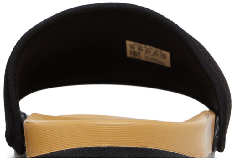 Adidas Adilette Comfort Slides Black Golden Beige