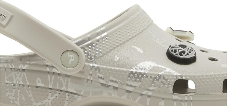 Futura Laboratories x Classic Clog Pearl White