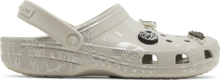 Futura Laboratories x Classic Clog Pearl White