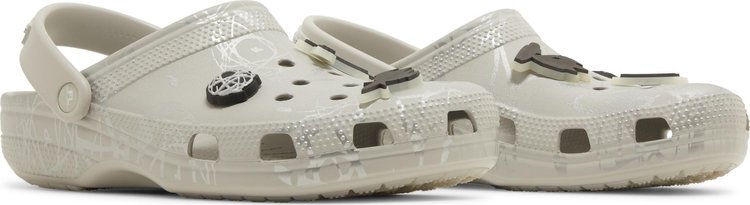 Futura Laboratories x Classic Clog Pearl White