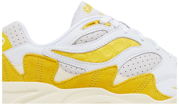 Grid Shadow 2 Ivy Prep   White Yellow
