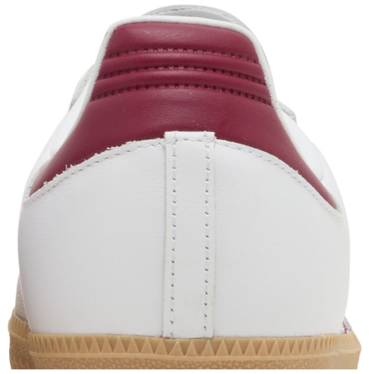 Adidas Samba OG White Burgundy Gum