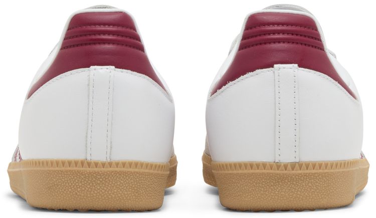 Adidas Samba OG White Burgundy Gum