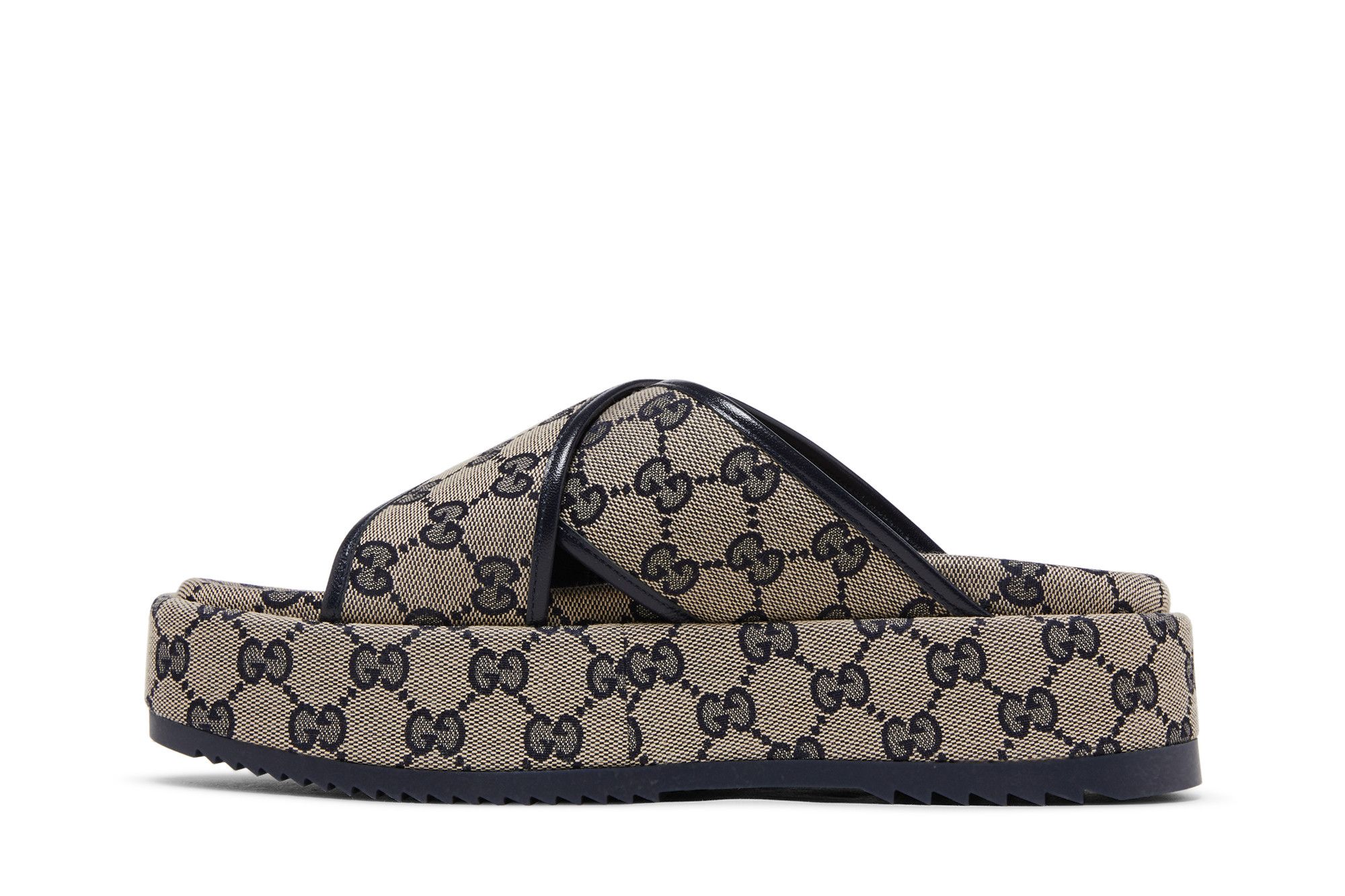 Gucci blue sandals hot sale