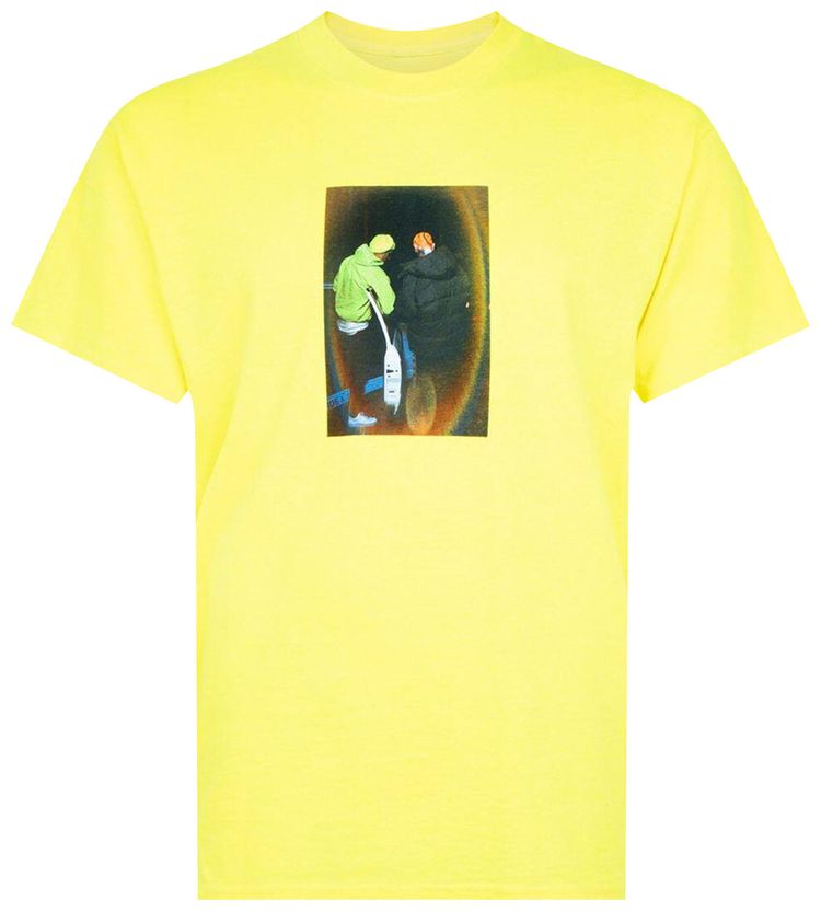 Cactus Jack by Travis Scott JACKBOYS Photo T Shirt II Safety Green