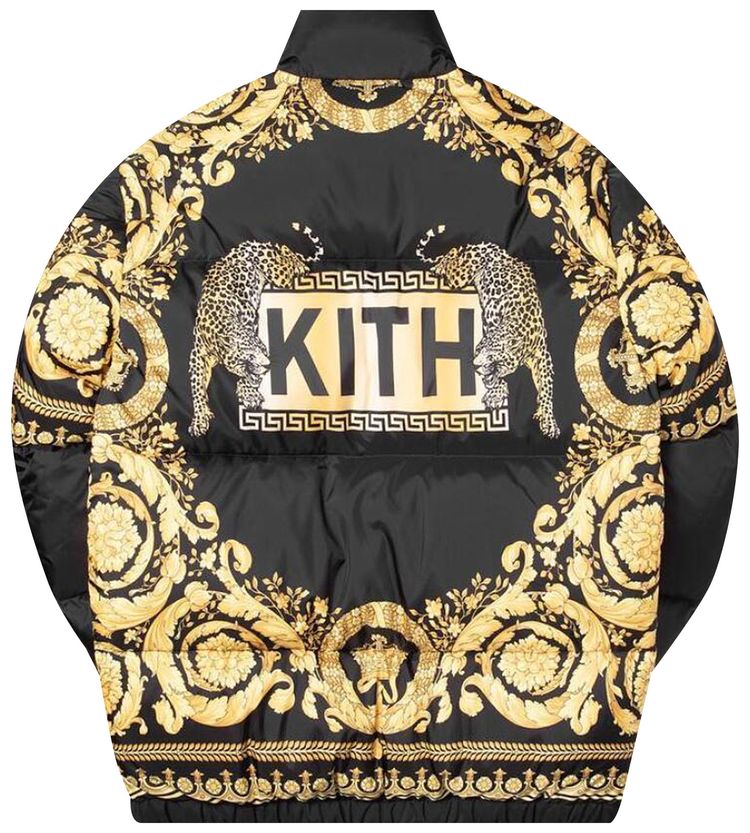 Kith x Versace Blouson Piumino Nero Oro