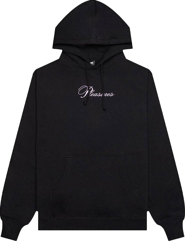 Pleasures Stack Hoodie Black