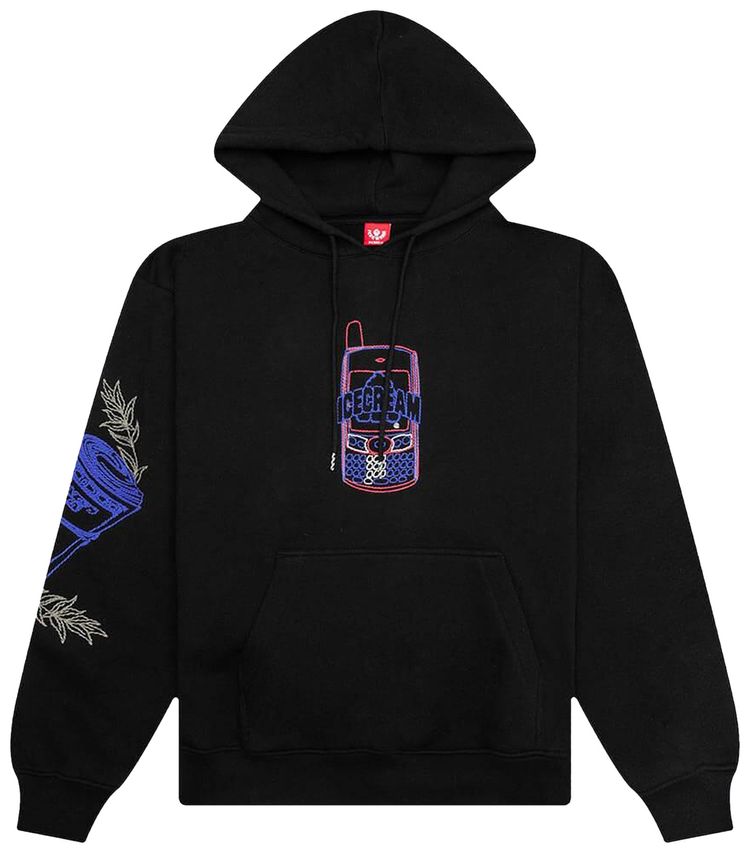 Icecream Dollar Caps Hoodie Black