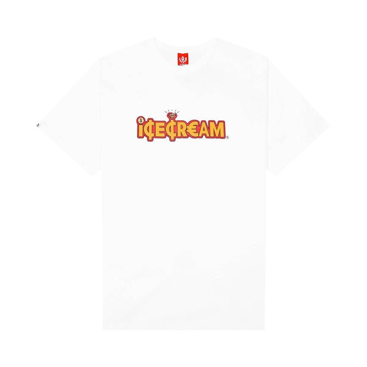 Icecream Word Short Sleeve Tee White