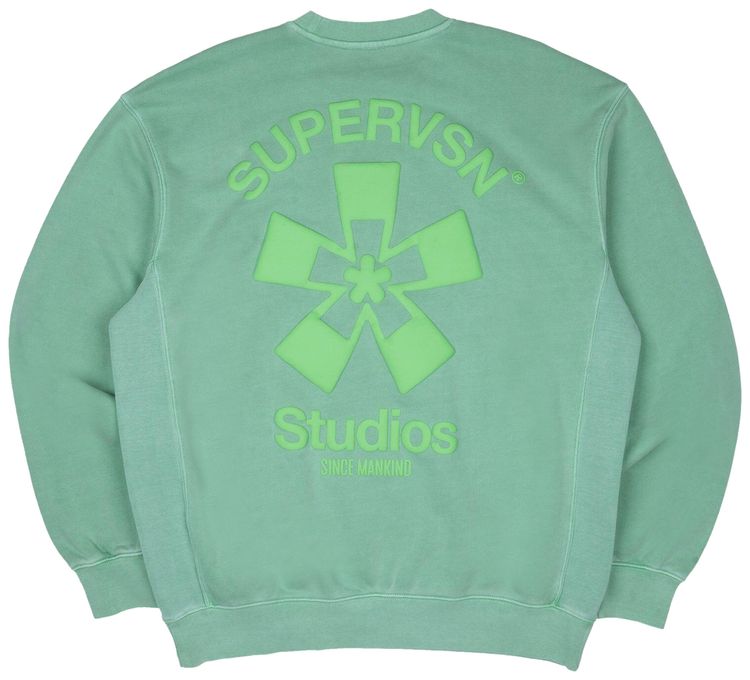 Supervsn Starburst Crewneck Green