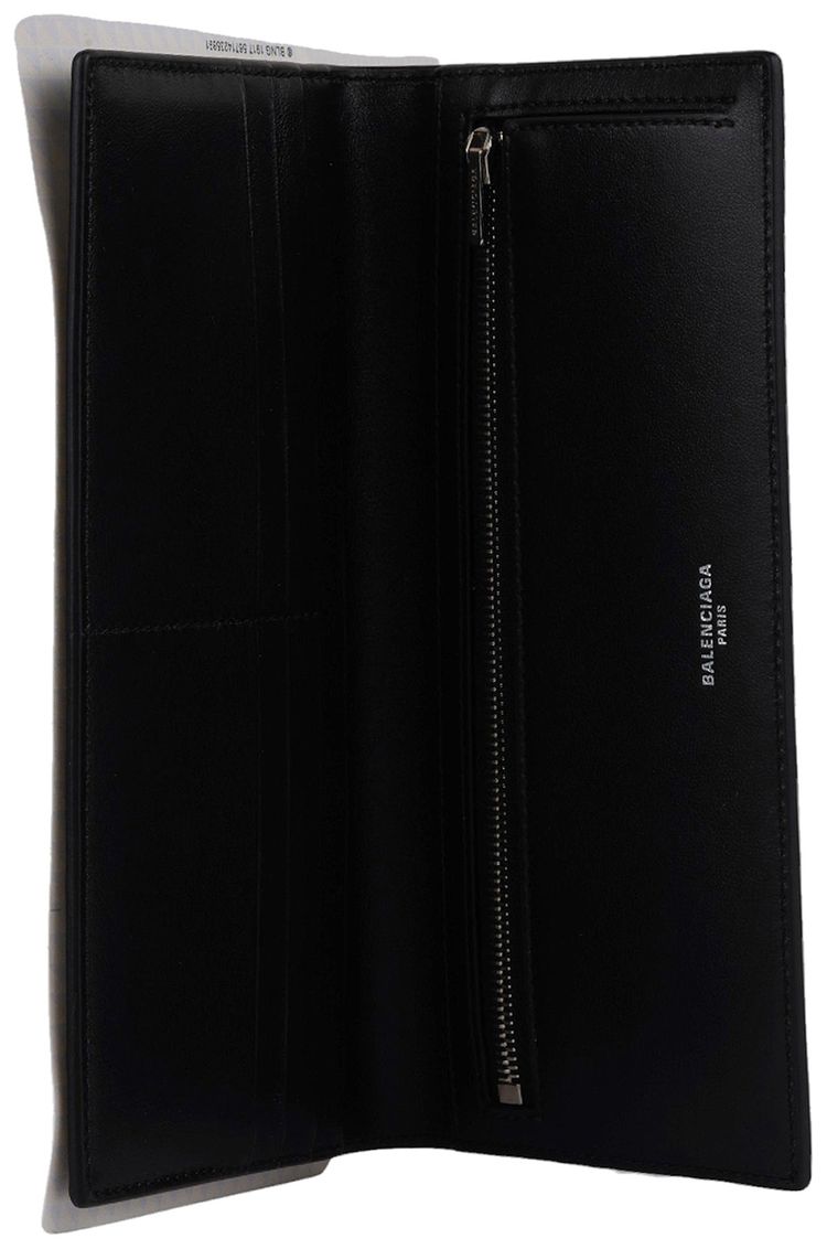 Balenciaga Passport Long Wallet 1 Ticket Black