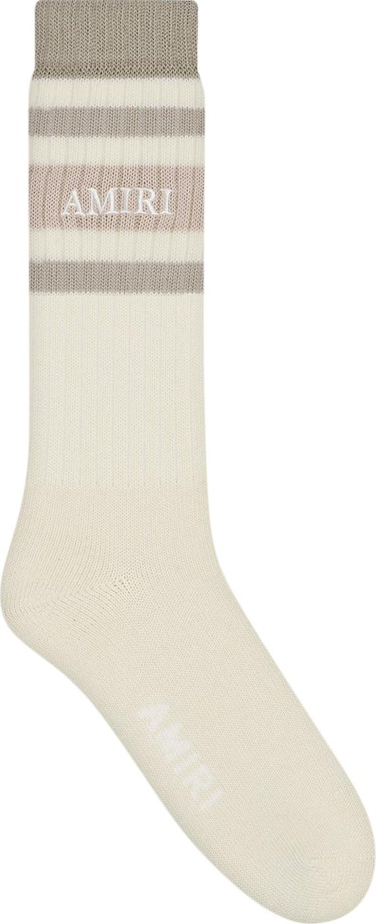 Amiri Stack Stripe Chunky Sock Seagrass