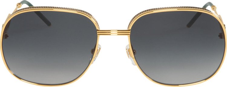 Casablanca Sunglasses 'Yellow Gold/Silver/Black'