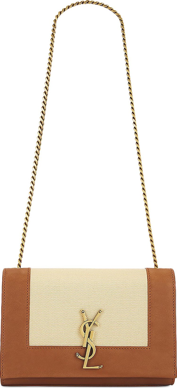 Saint Laurent Kate Small Chain Bag Tan