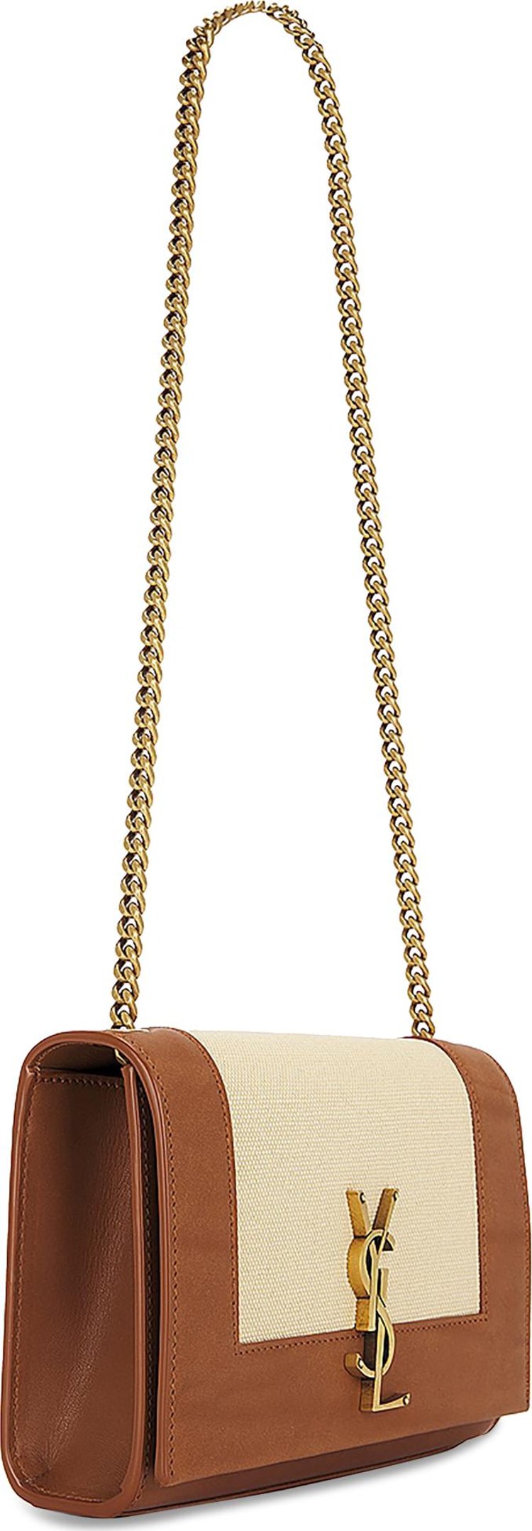 Saint Laurent Kate Small Chain Bag Tan