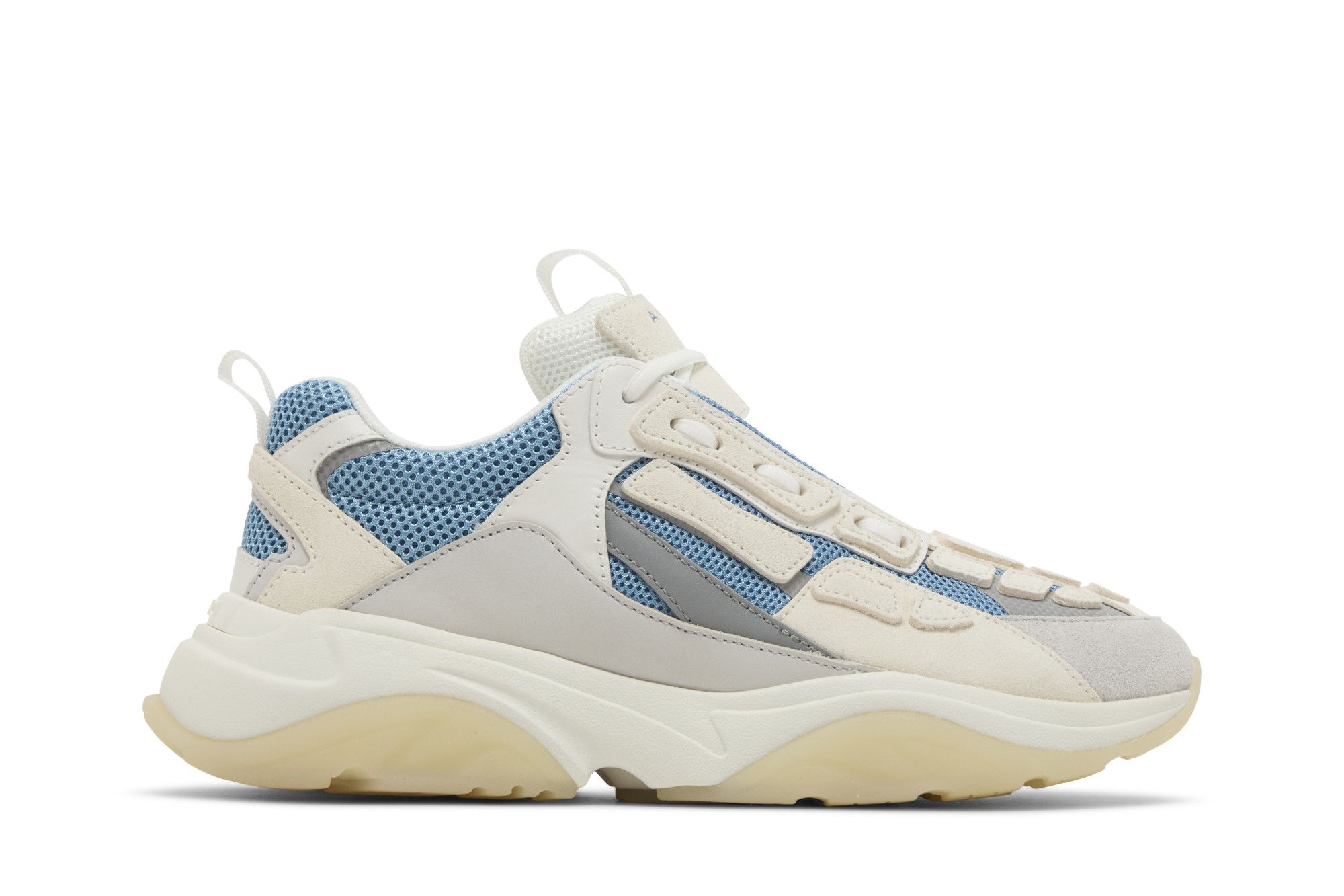 Buy Amiri Bone Runner 'White Teal' - SS22MFS001 973 | GOAT