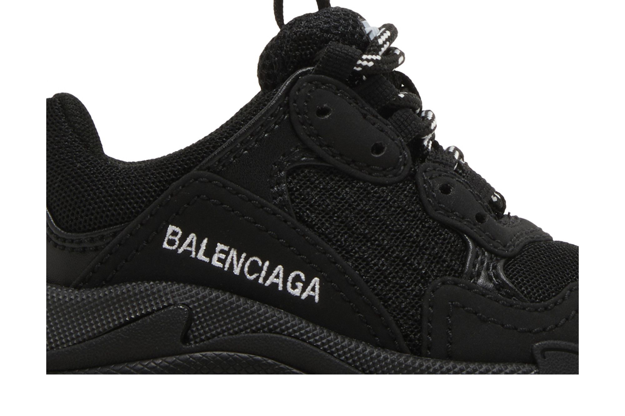 Buy Balenciaga Triple S Sneaker Kids Black 654251 W2CA4 1000 GOAT AU