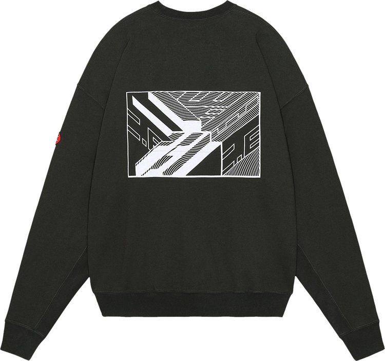 Cav Empt Washed Dimensions Crewneck Black