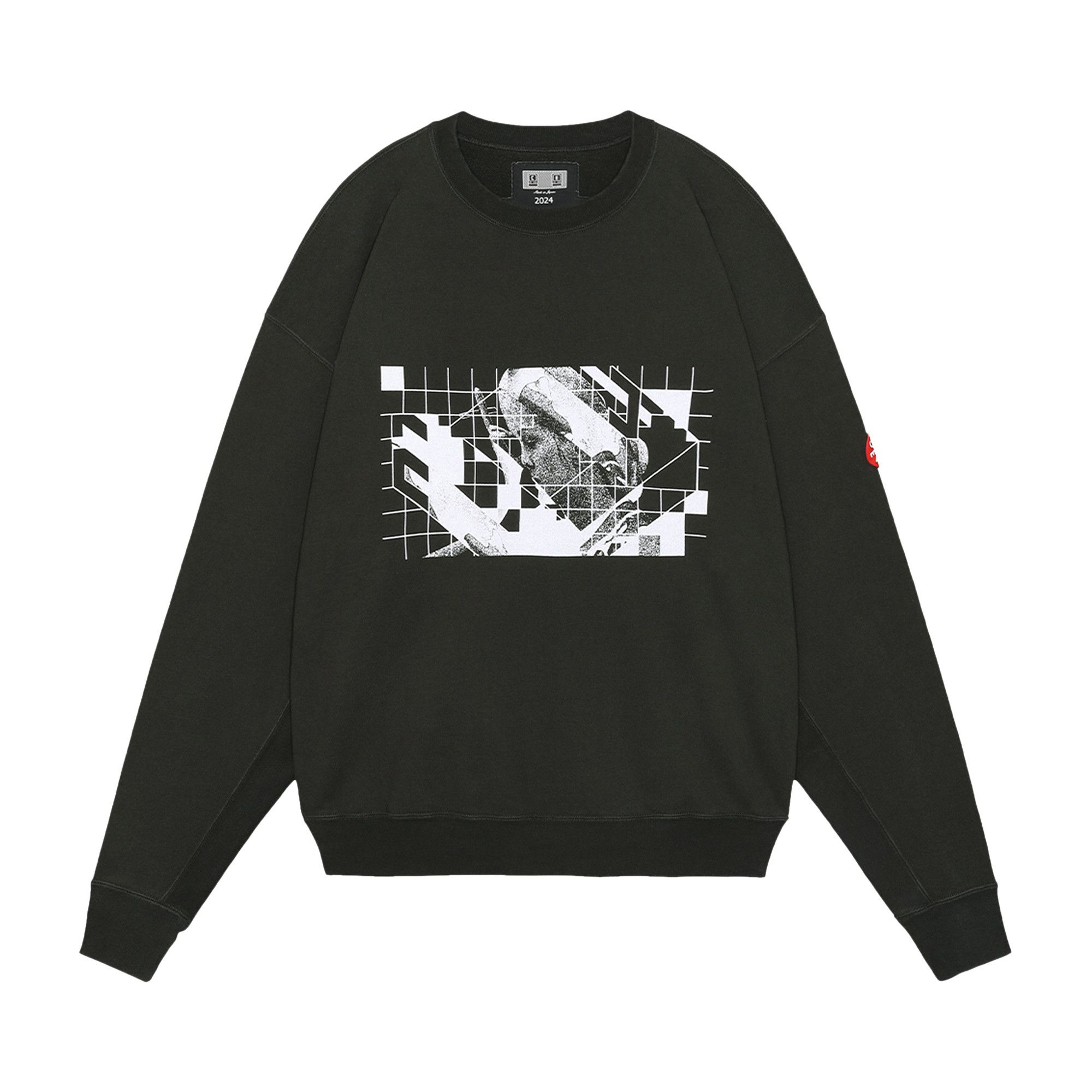 激安本物 Buy Cav Empt Washed Dimensions Crewneck 'Black' - CES25CS08 トップス