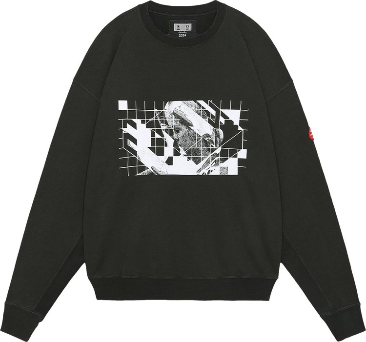 Cav Empt Washed Dimensions Crewneck Black