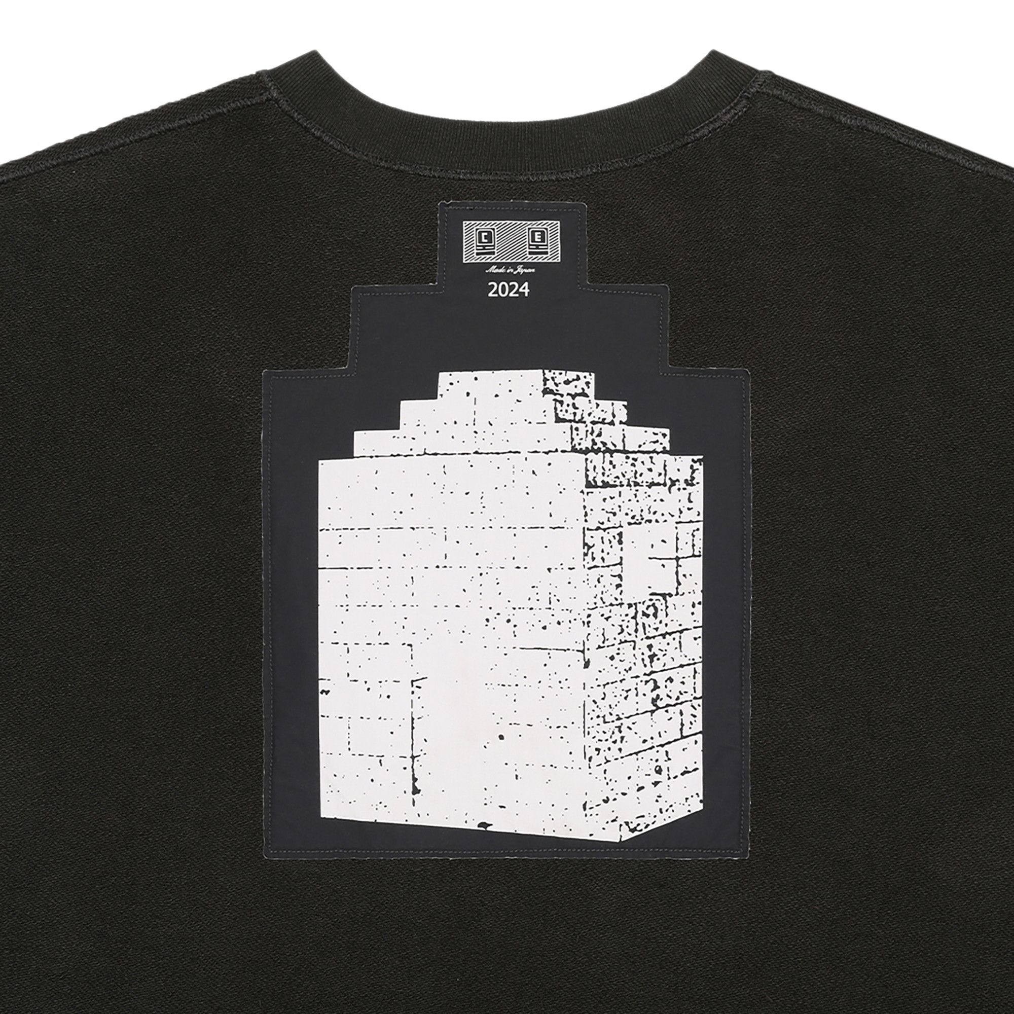 Buy Cav Empt Washed Dimensions Crewneck 'Black' - CES25CS08 BLAC | GOAT