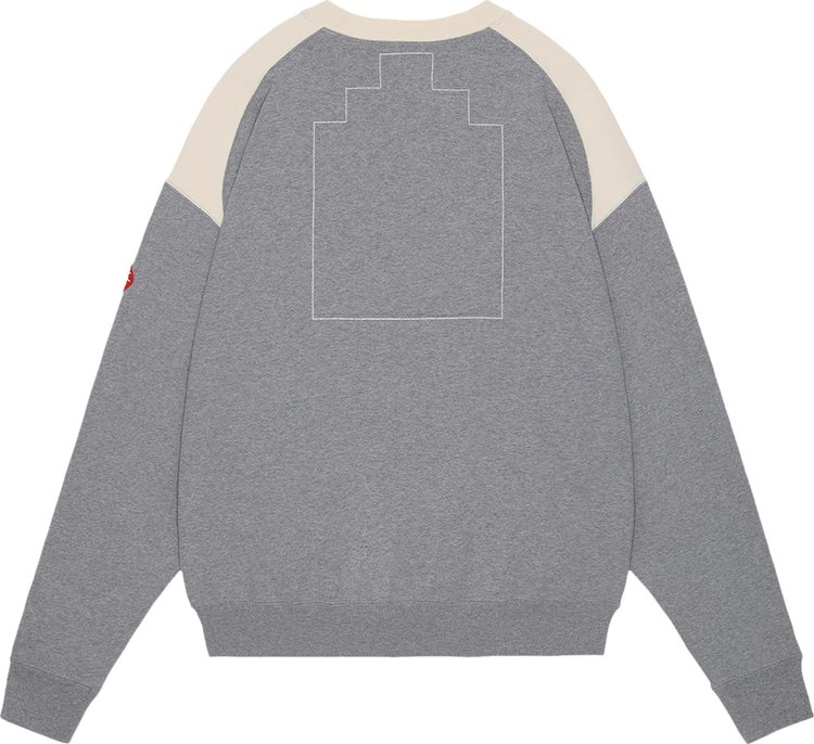 Cav Empt Panel Shoulder Crewneck Grey