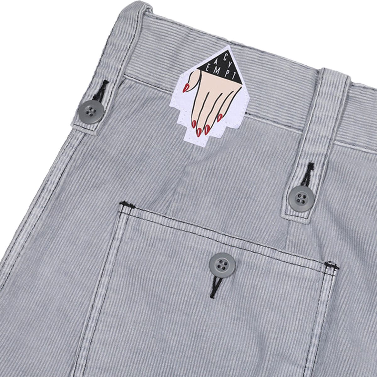 Buy Cav Empt Overdye Cord Yossarian Pants #5 'Grey' - CES25PT17