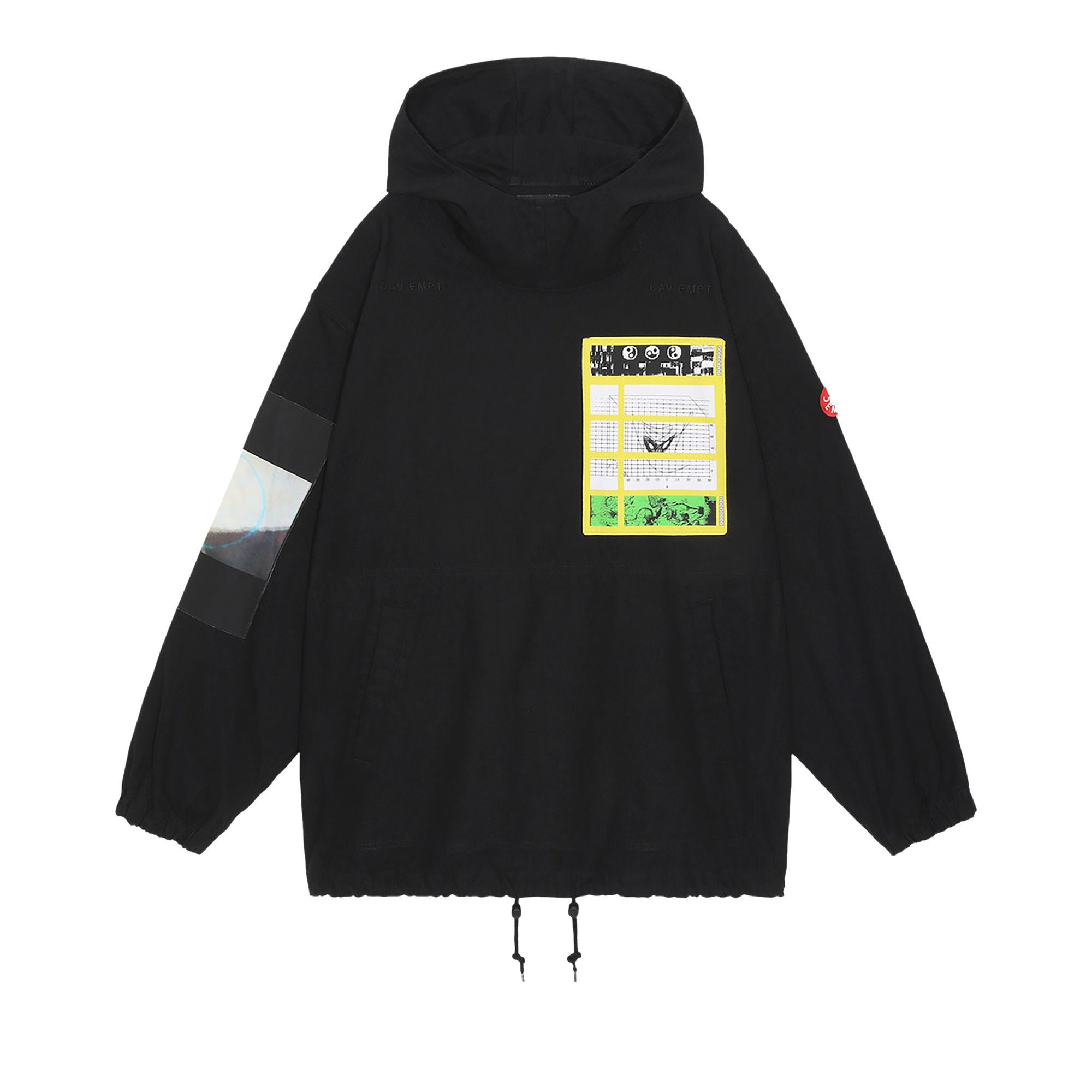 Buy Cav Empt VS Patches Anorak Black CES25JK09 BLAC GOAT