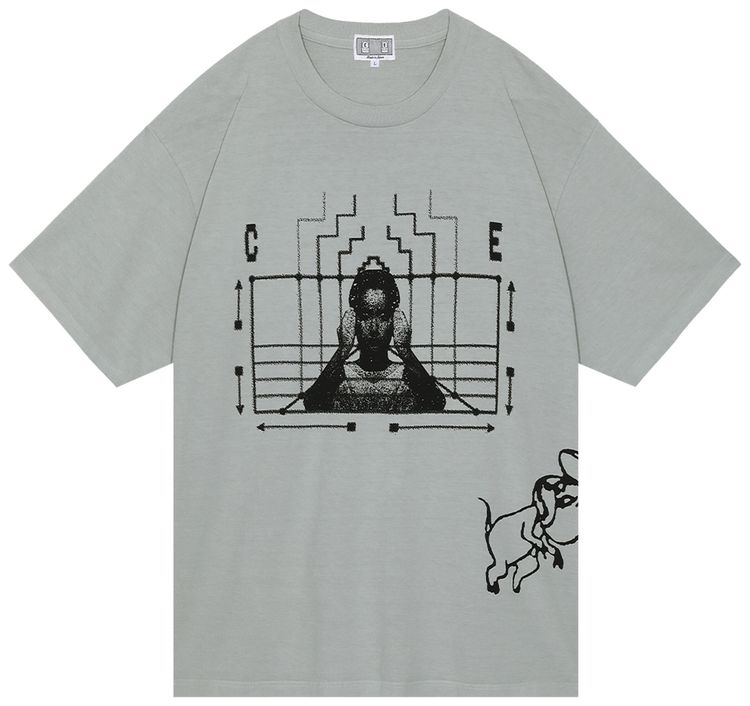 Cav Empt Overdye Cause And Effect T Shirt Grey