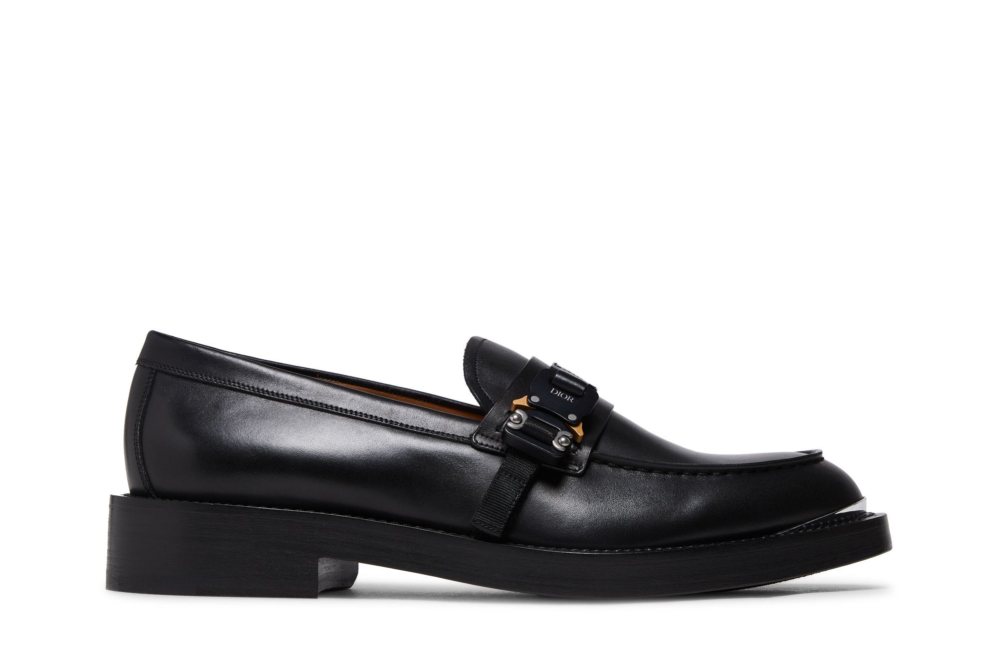 【送料&関税込】Dior Leather Loafers black-leather-dior-mules-clogs
