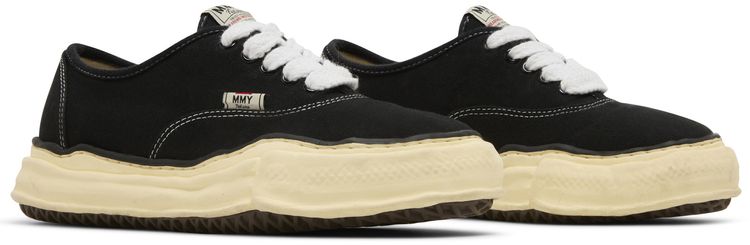 Maison Mihara Yasuhiro Baker OG Sole Vintage Canvas Low Black
