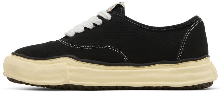 Maison Mihara Yasuhiro Baker OG Sole Vintage Canvas Low Black