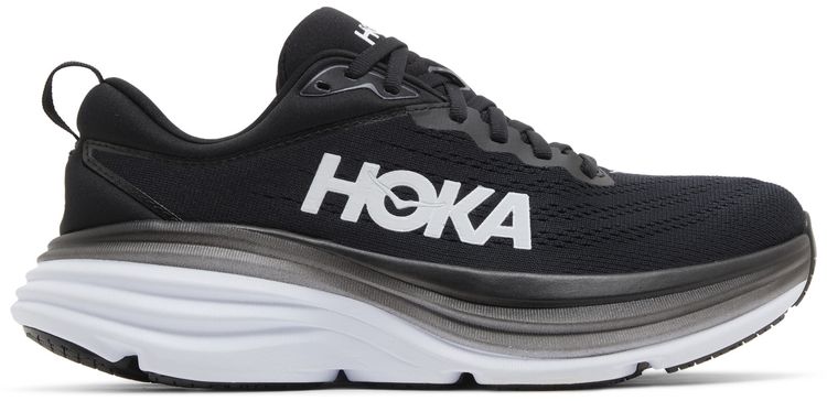 HOKA Wmns Bondi 8 Black White