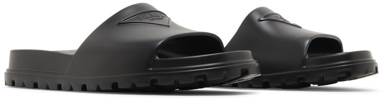 Prada Rubber Slide Black