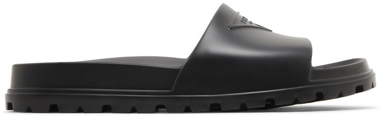 Prada Rubber Slide Black