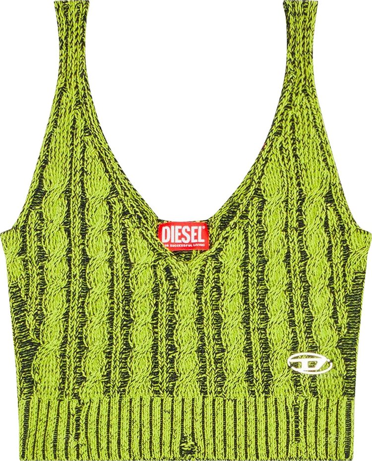 Diesel Milos Crop Top Green