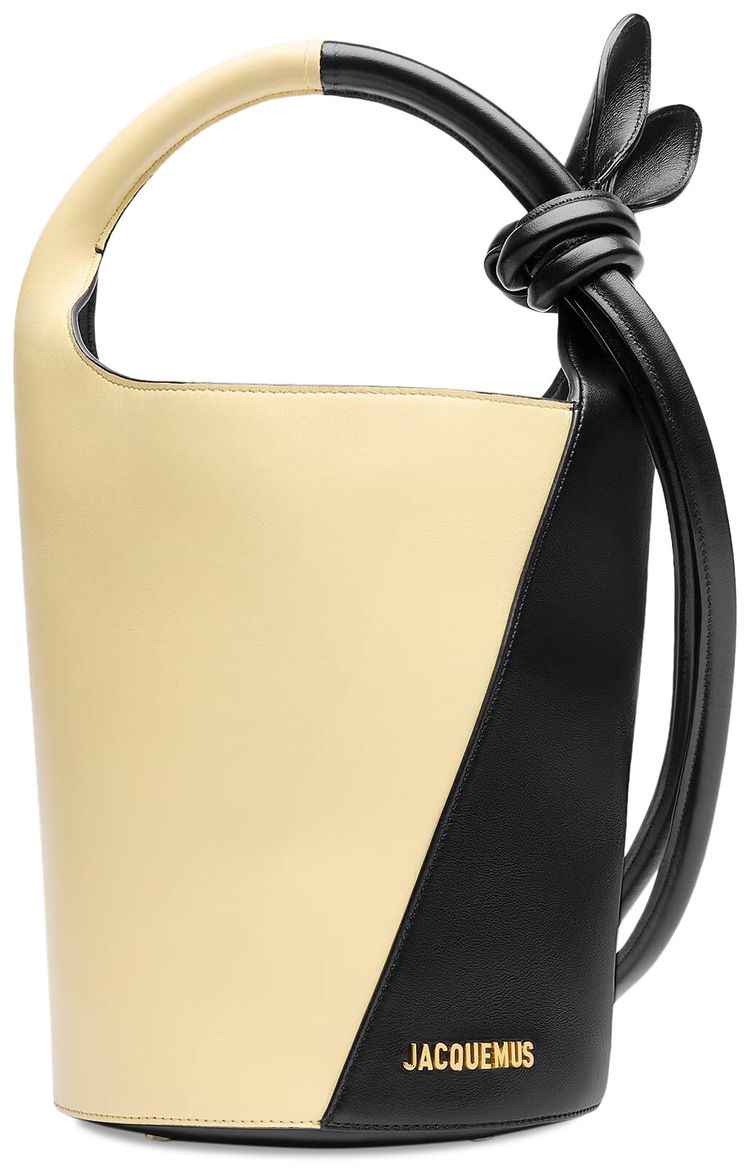 Jacquemus Le Petit Tourni Pale YellowBlack