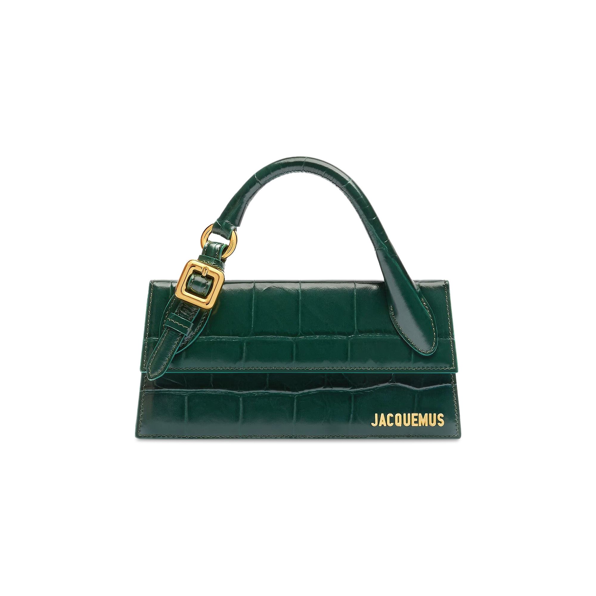 Buy Jacquemus Le Chiquito Long Boucle 'Dark Green