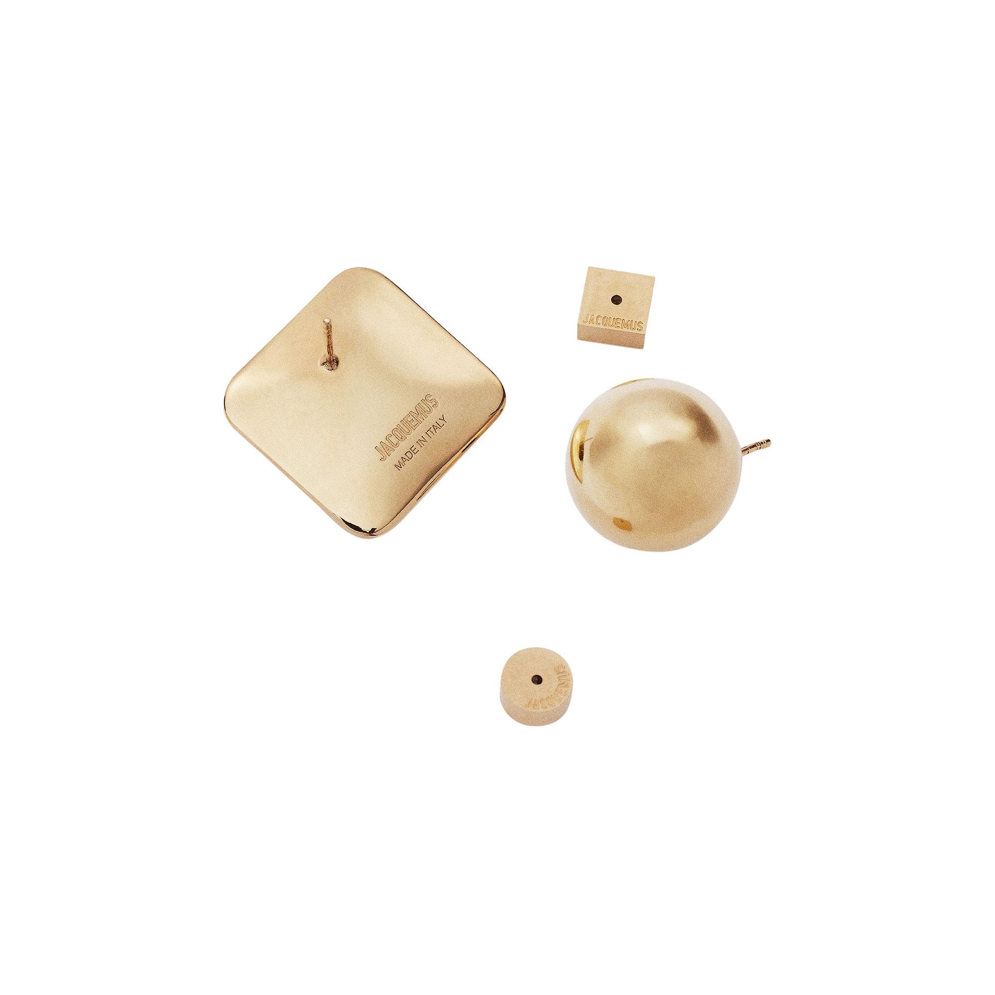 JACQUEMUS Jヘンタントネックレス 241JW6515845 270 Buy Jacquemus Les Rond Carre 'Light Gold' - 241JW670 5845