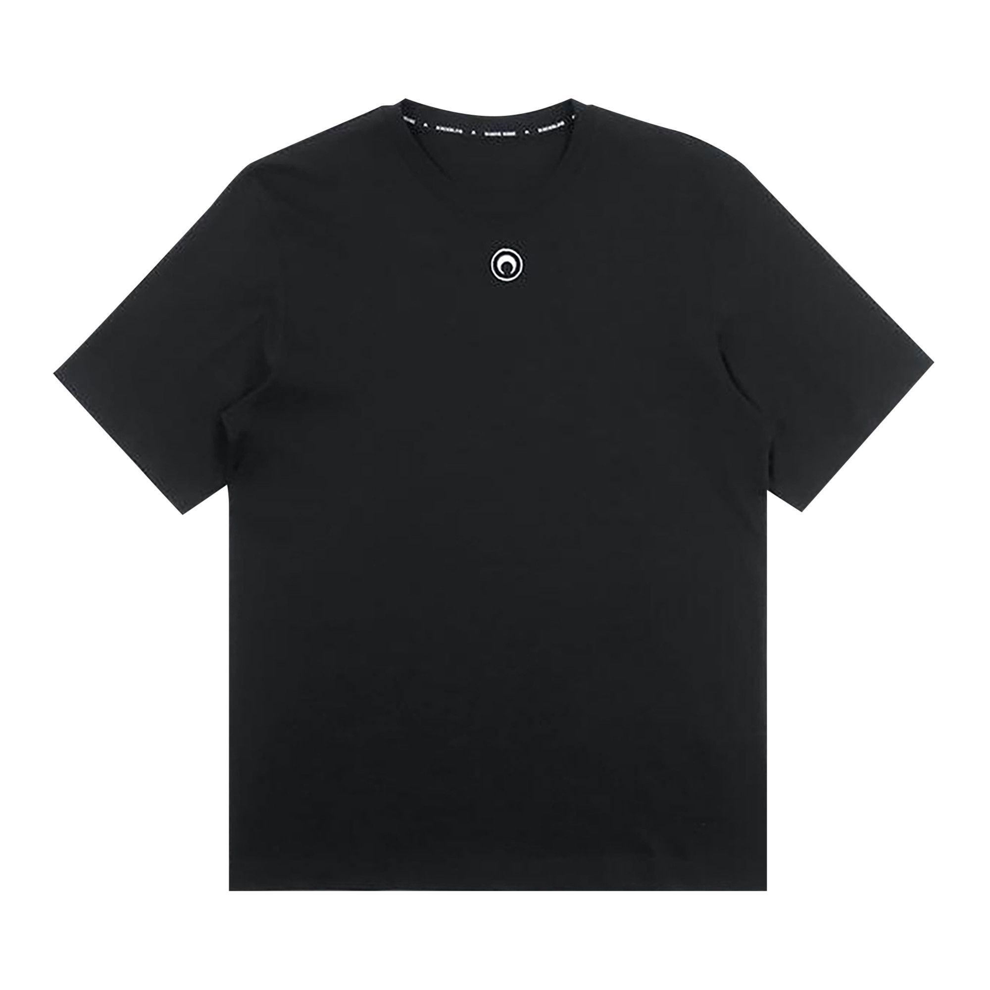 Tシャツ・カットソー MARINE SERRE Men T-shirt Black MTT077ACJER0009 BK99 Buy Marine Serre Logo T-Shirt 'Black' - MTT077 CJER0009 BK99