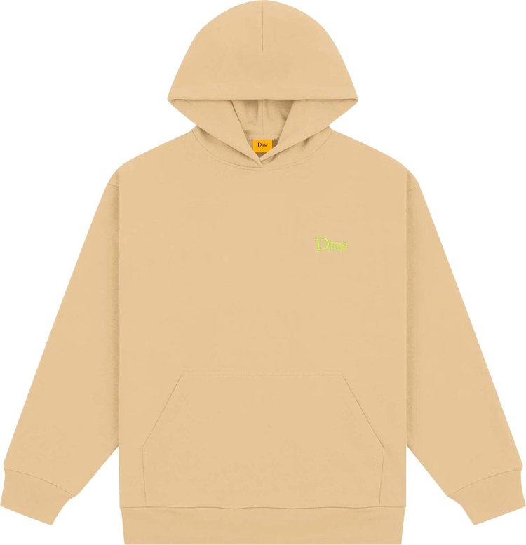 Dime Classic Small Logo Hoodie Sand