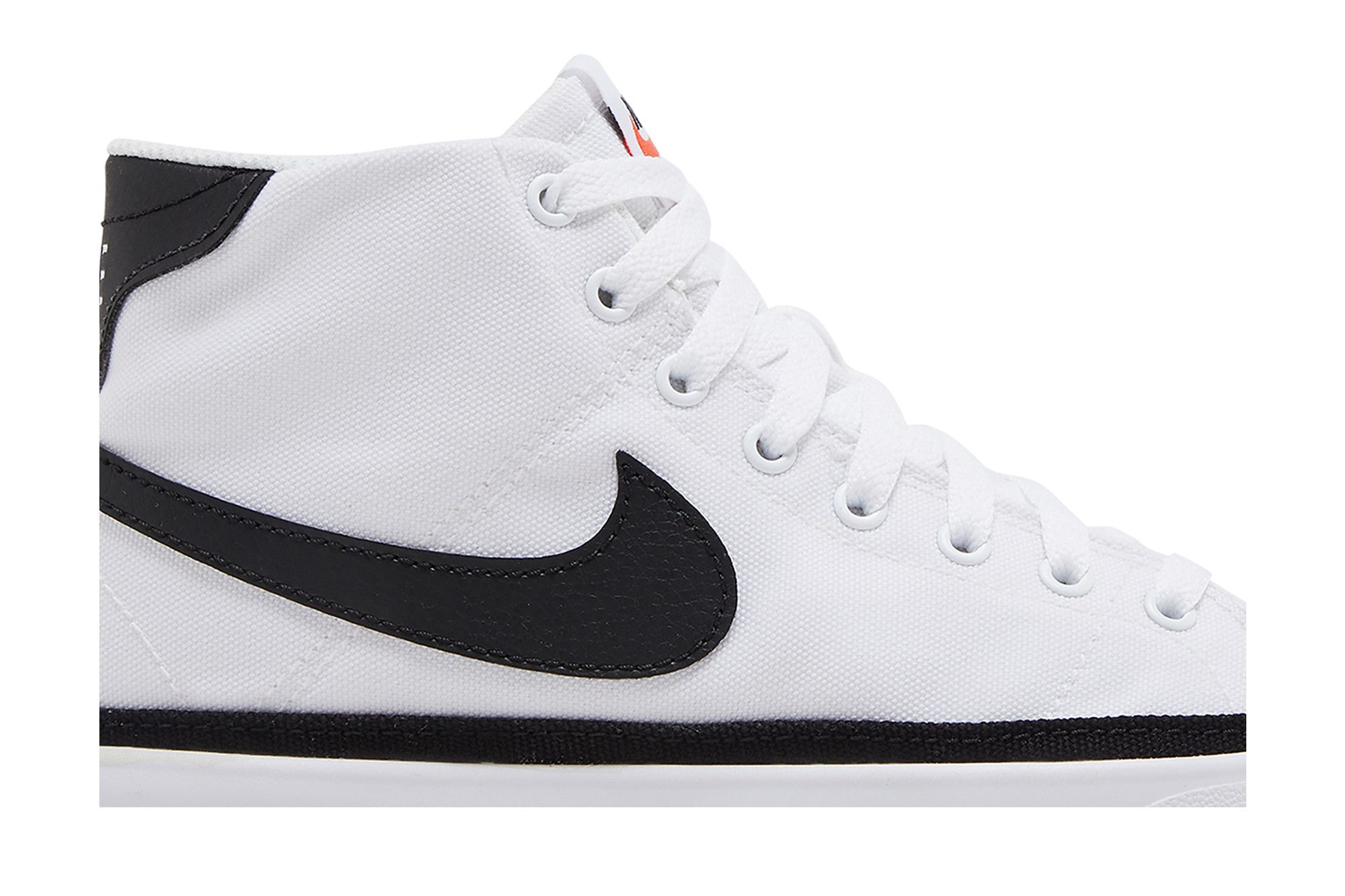 Size 10.0 Wmns Court Legacy Canvas Mid White Black