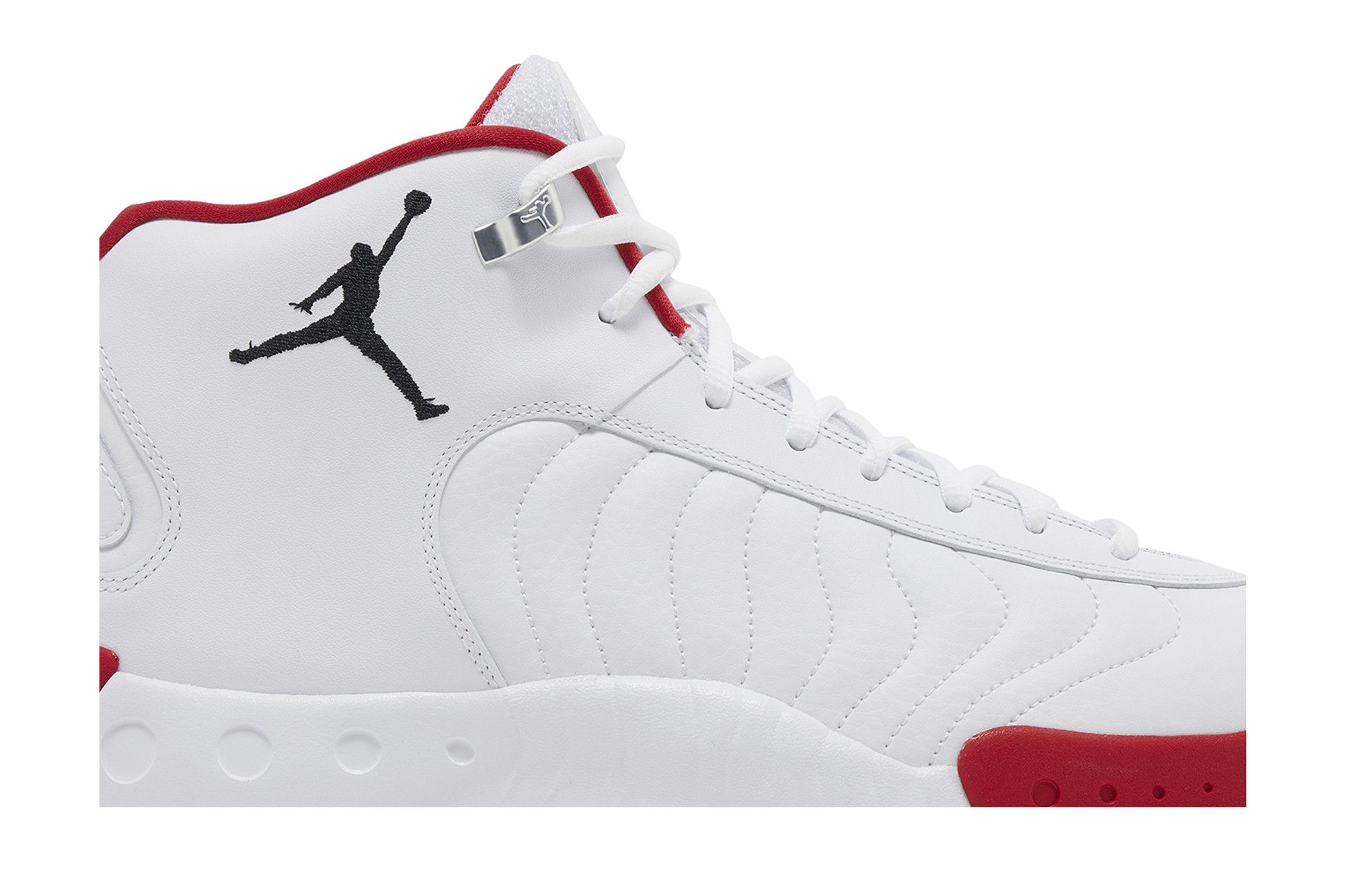 Jordan jumpman pro white and red sale